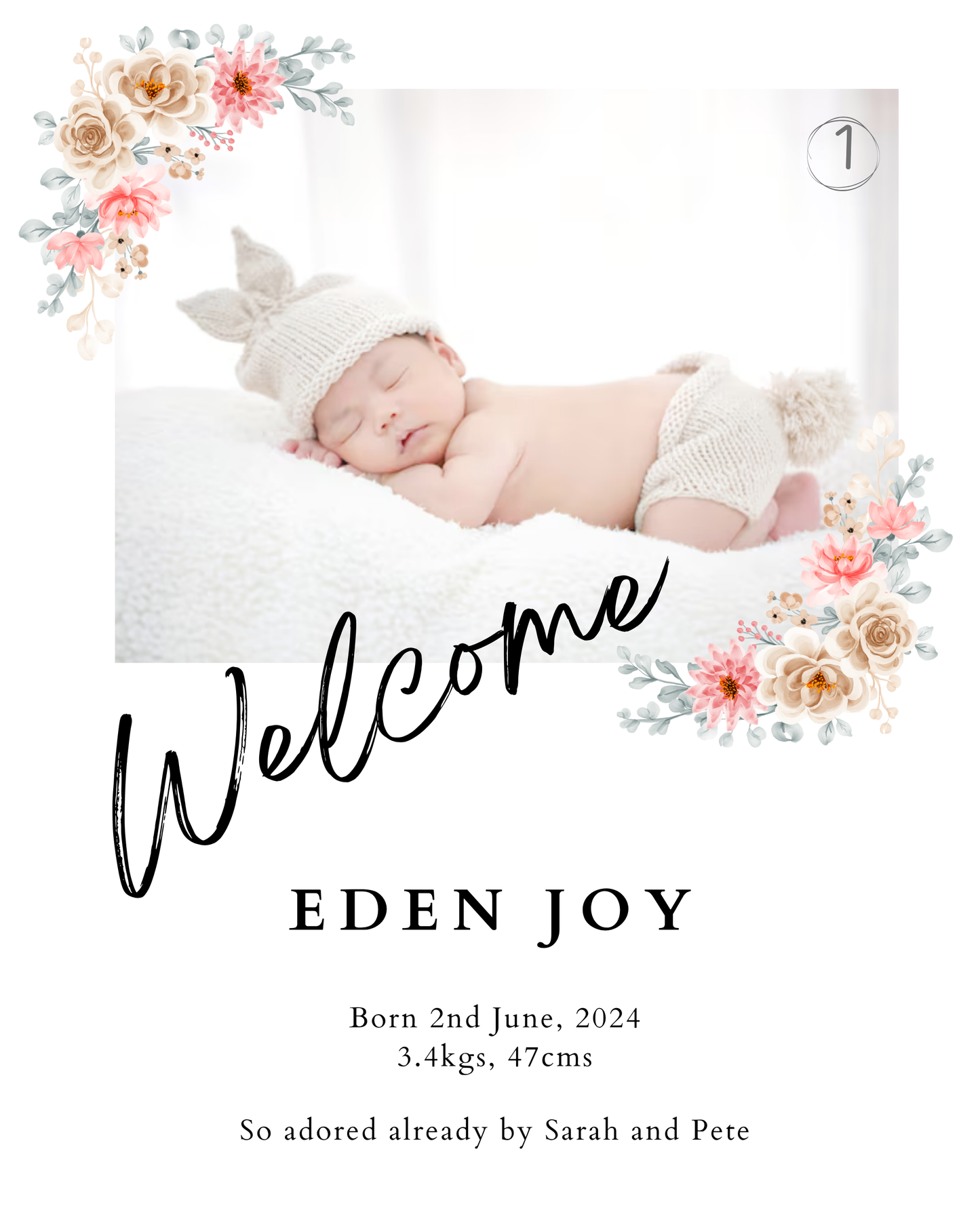 Custom Birth Announcements