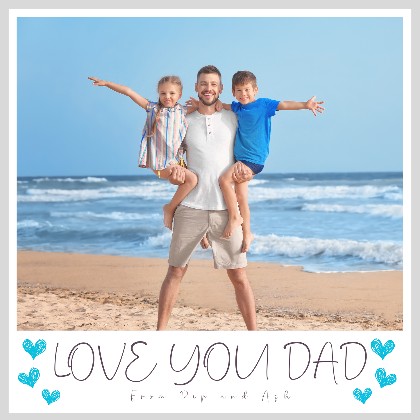 Custom Father's Day Photo Magnets