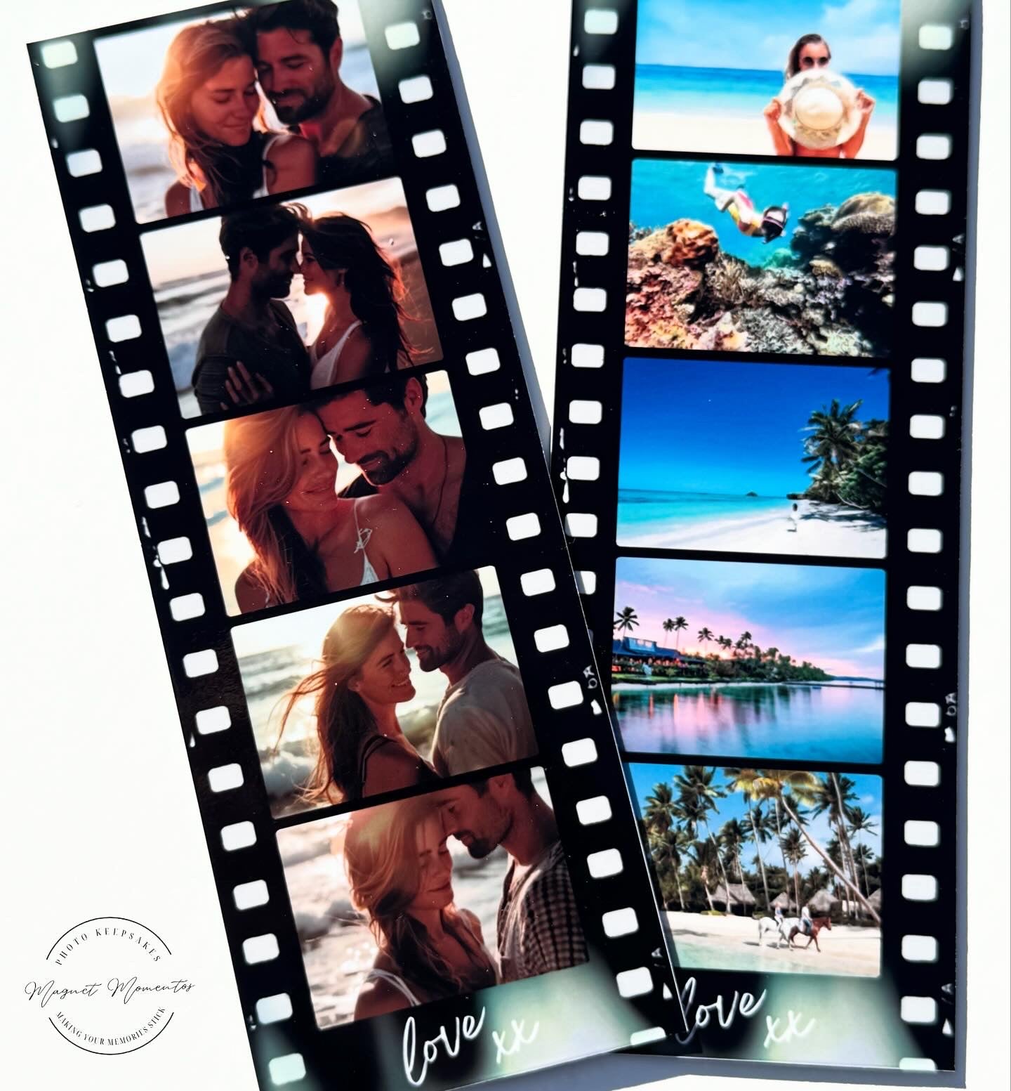 Retro Film Strip Photo Magnets
