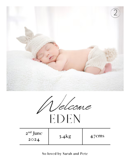 Custom Birth Announcements