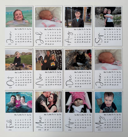Custom Photo Calendar Magnets