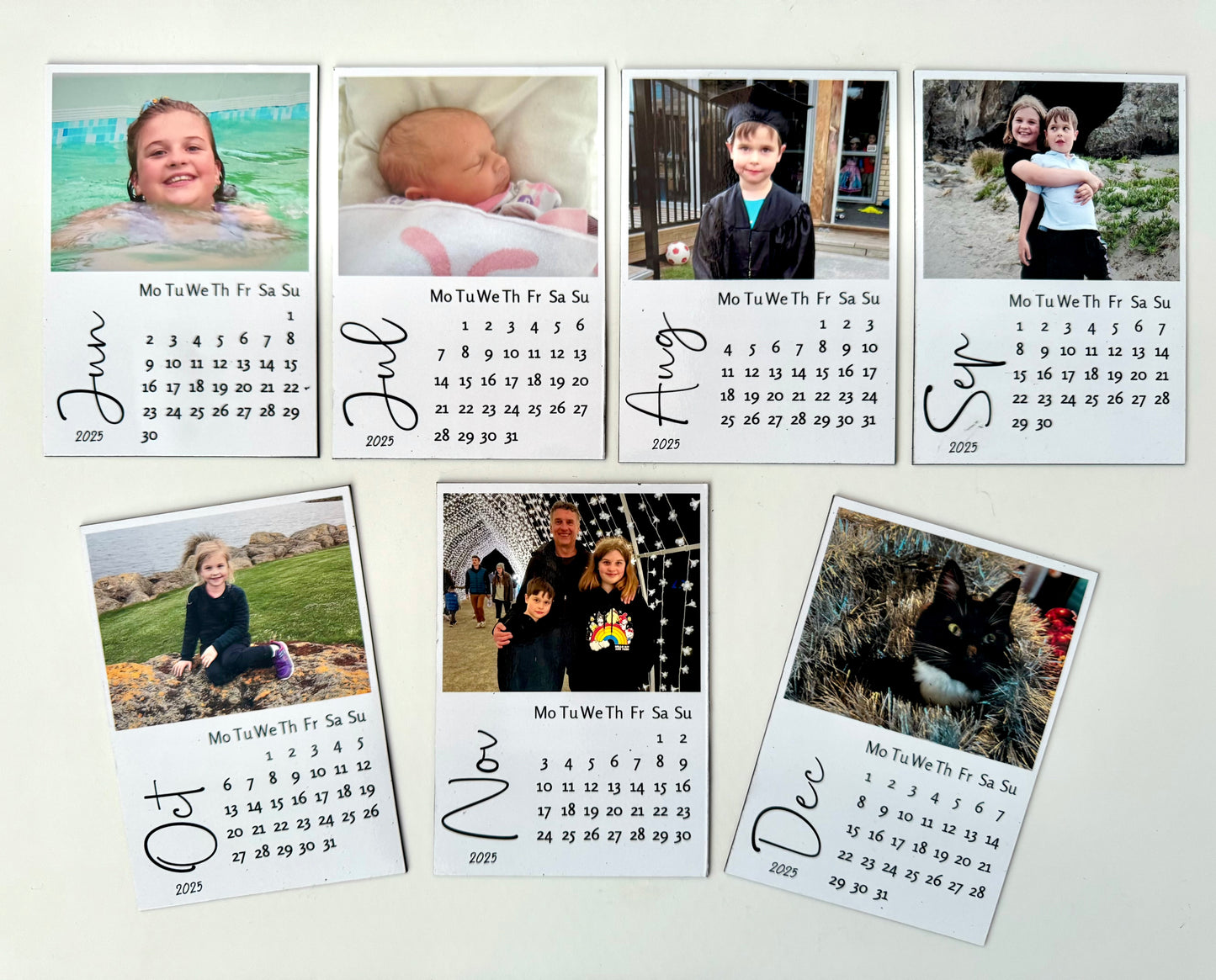 Custom Photo Calendar Magnets