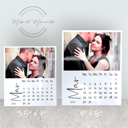 Custom Photo Calendar Magnets
